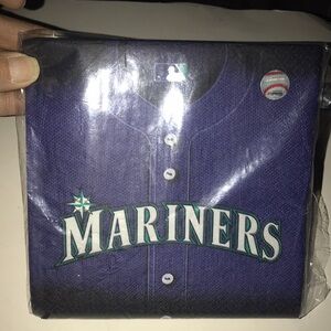 NIP MLB Set/36 Seattle Mariners Paper Napkins